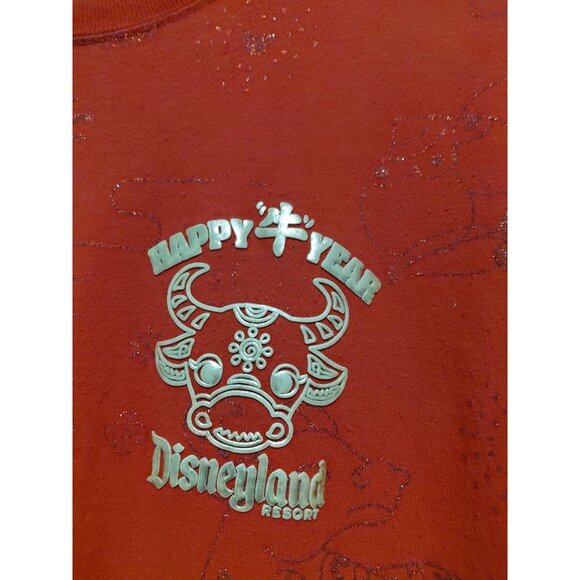 Disneyland Resort Mickey Red Spirit Jersey Happy New Year Adult Unisex XXL - Picture 2 of 10
